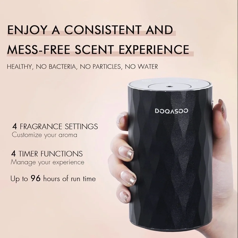 DOQASOO Black Essential Oil Diffuser